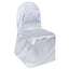 Satin Chair Covers for Banquet Chairs White with Glossy Finish - Stylish Reusable Covers for Formal Gatherings