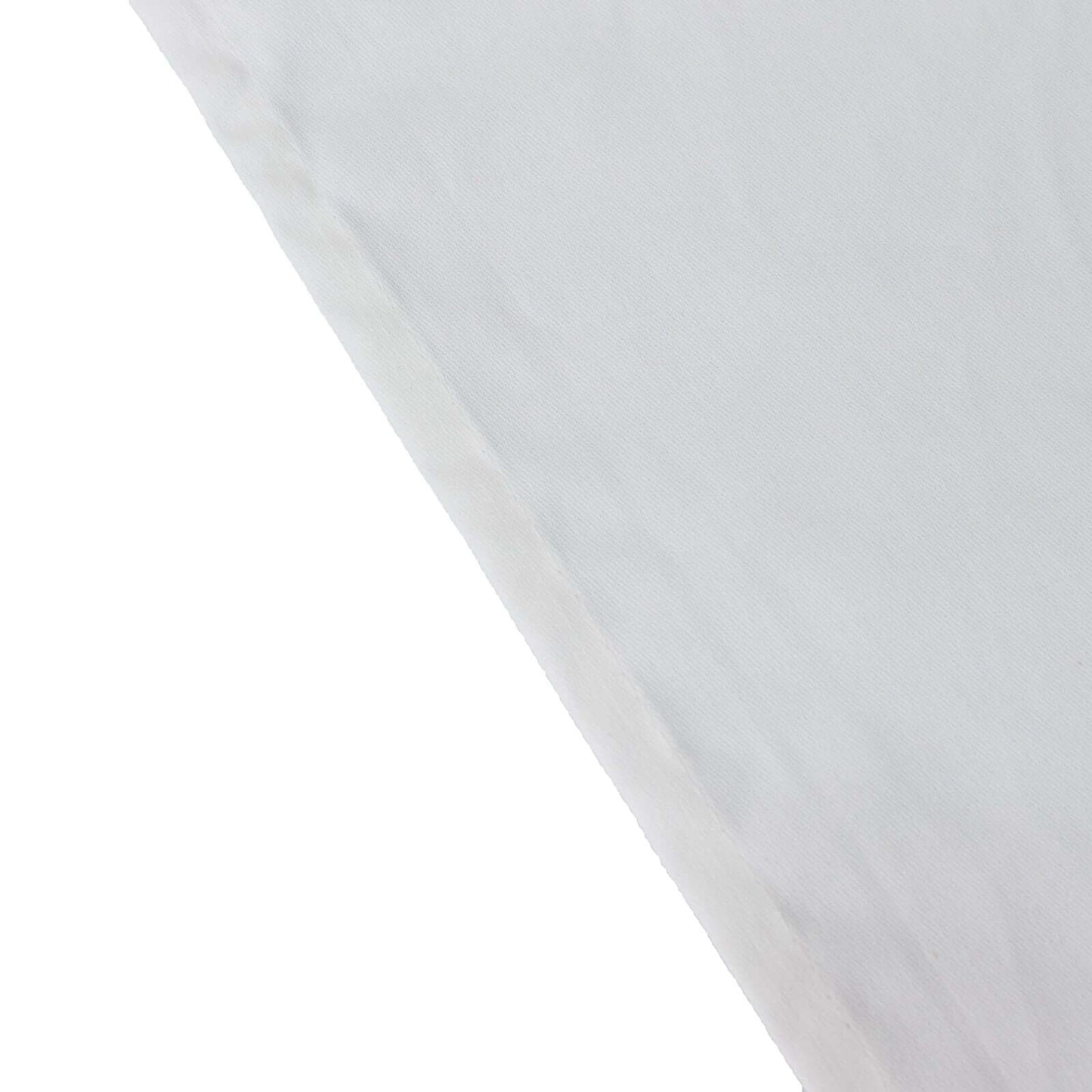 100% Cotton 60"x102" Rectangle Tablecloth White Linen - Soft & Breathable Table Cover