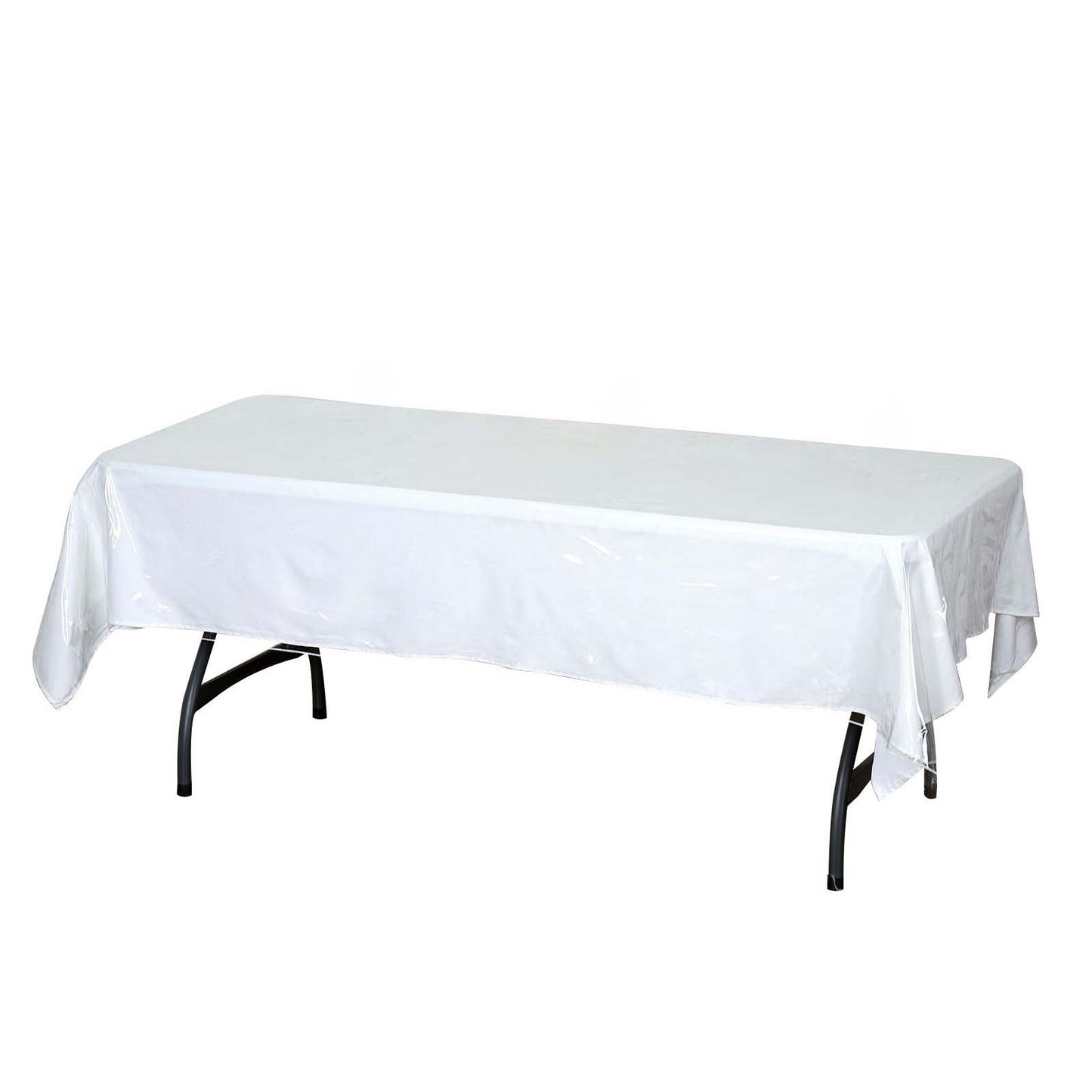 Vinyl Tablecloth Clear Eco-Friendly Rectangle - Sturdy PVC Tablecloth 60"x90" 10 Mil Thick