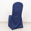 Scuba Stretch Chair Cover Navy Blue for Banquet Chairs Slim Fit Design - Wrinkle Free and Durable Slipcover