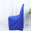 10 Pack Polyester Chair Cover for Banquet Chairs Royal Blue - Stain-Resistant Reusable Slip-On Slipcover