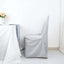 Polyester Slip On Banquet Chair Covers Silver - Stain-Resistant Reusable Durable Fabric