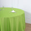 Polyester 120" Round Tablecloth Apple Green - Seamless Wrinkle-Resistant Table Cover