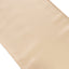 5 Pack Lamour Satin 6"x106" Chair Sashes Beige - Stylish Reusable Decorative Bows
