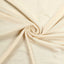 Spandex 30" Round Cocktail Table Cover Skirt Beige With Natural Wavy Drapes