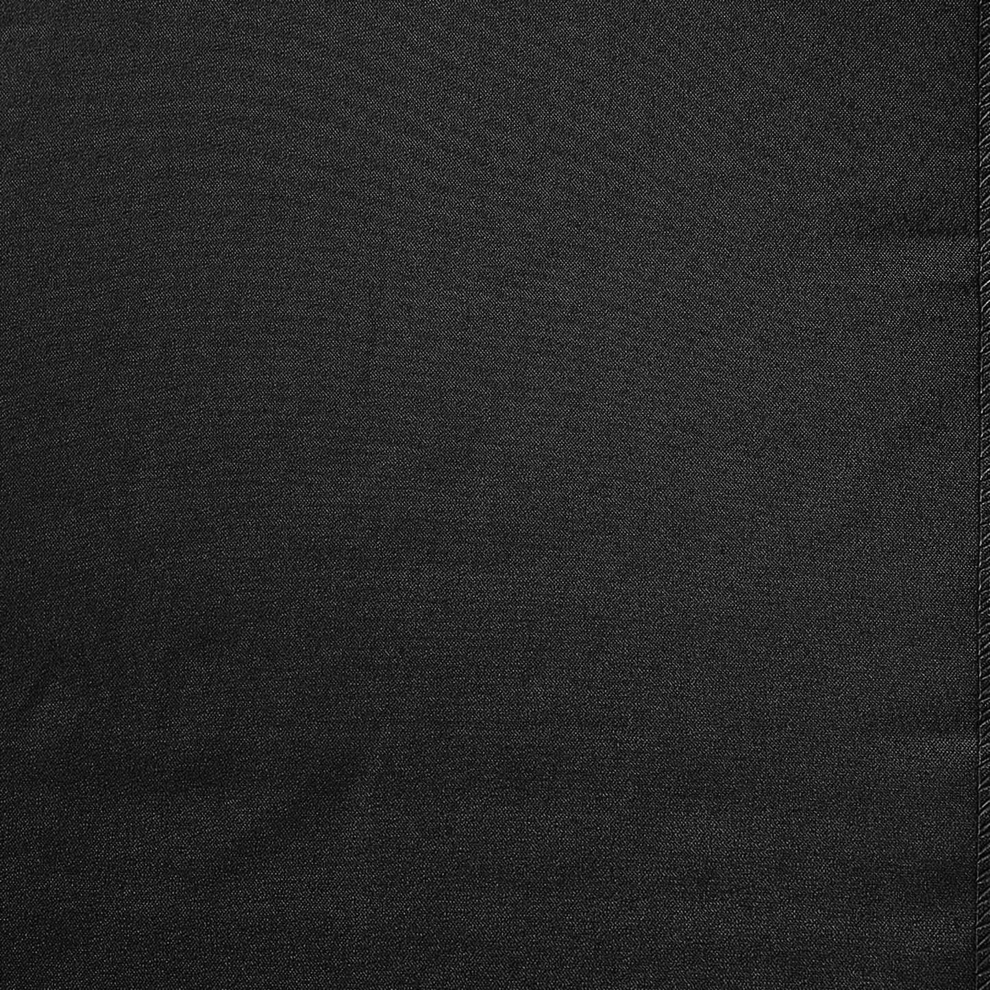 Polyester 12"x108" Table Runner Black - Durable & Wrinkle-Resistant Table Decor
