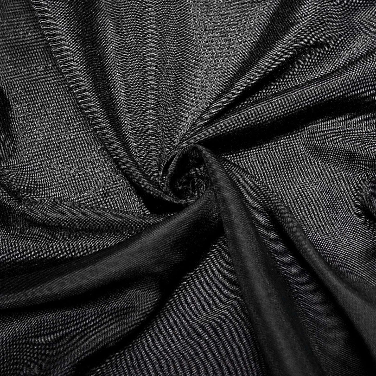 Polyester 50"x120" Rectangle Tablecloth Black - Wrinkle-Resistant Table Cover