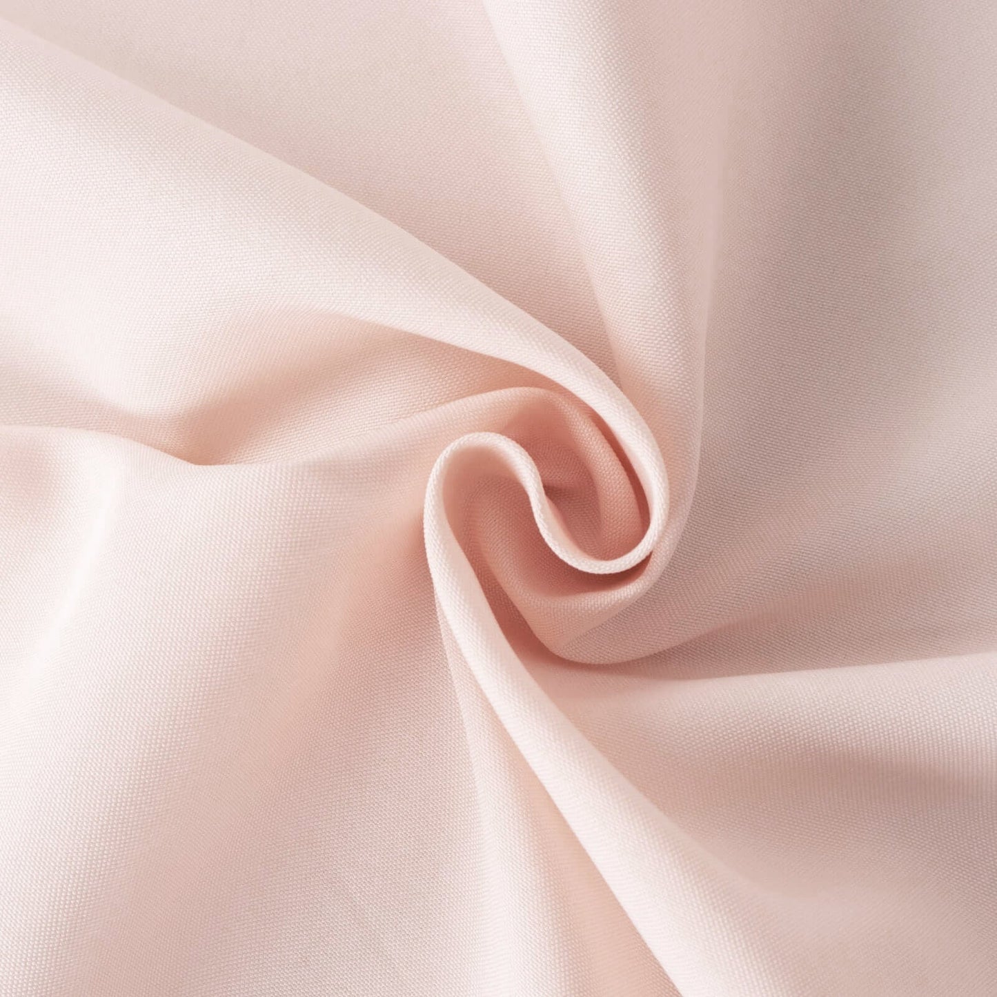 Premium Polyester 120" Round Tablecloth Blush - Seamless 220GSM Wrinkle-Resistant Table Cover