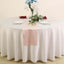 Premium Velvet 12"x108" Table Runner Blush - Sheen Finish Reusable Table Decor