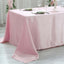 Satin Rectangular 60"x102" Tablecloth Blush - Smooth and Lustrous Table Cover