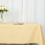 Premium Polyester 60"x102" Rectangle Tablecloth Champagne - Durable 220GSM Wrinkle-Resistant Table Cover