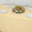 Premium Polyester 90"x156" Rectangle Tablecloth Champagne - Seamless 220GSM Stain-Resistant Table Cover