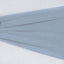 5 Pack Stretch Spandex Chair Sashes Dusty Blue - Fitted Finish Two Ply Heavy Duty Chair Bands 5"x12"