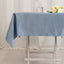 Lamour Satin 54"x54" Square Tablecloth Dusty Blue - Durable & Silk-Like Table Cover