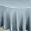 Satin 120" Round Tablecloth Dusty Blue - Stylish Seamless Table Cover