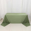Scuba Rectangular 90"x156" Tablecloth Dusty Sage Green - Wrinkle Free, Stain Resistant & Seamless Table Cover