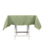 Premium Polyester 54"x54" Square Tablecloth Dusty Sage Green - 220GSM Stain and Wrinkle-Resistant Table Cover