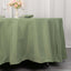 Premium Polyester 108" Round Tablecloth Dusty Sage Green - Wrinkle-Resistant 220GSM Table Cover