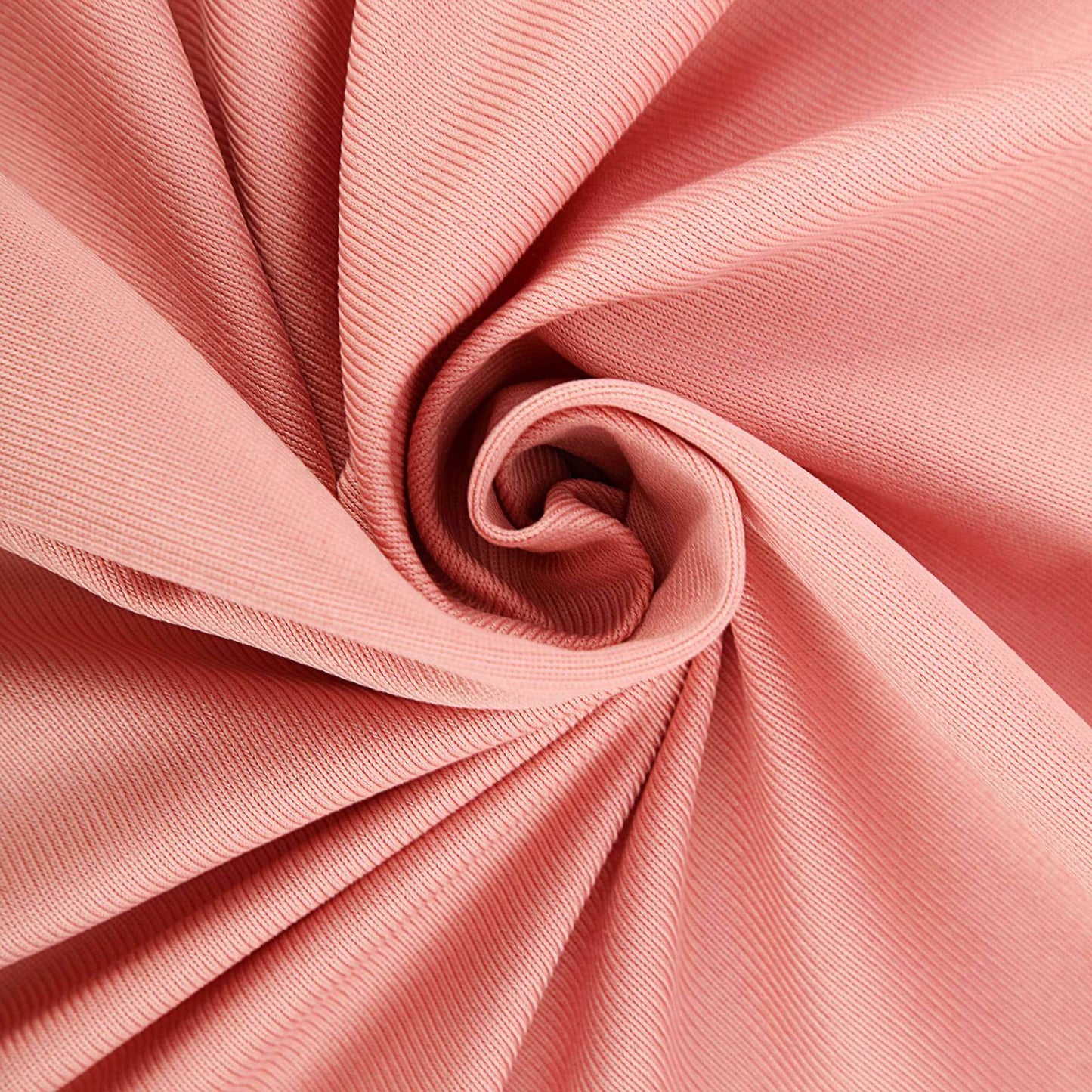 2 Pack Dusty Rose Scuba Polyester Event Curtain Drapes, Durable Flame Resistant Backdrop Event Panels Wrinkle Free with Rod Pockets - 10ftx10ft