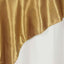 Satin 90"x90" Table Overlay Square Tablecloth Gold - Smooth Finish for Luxurious Events