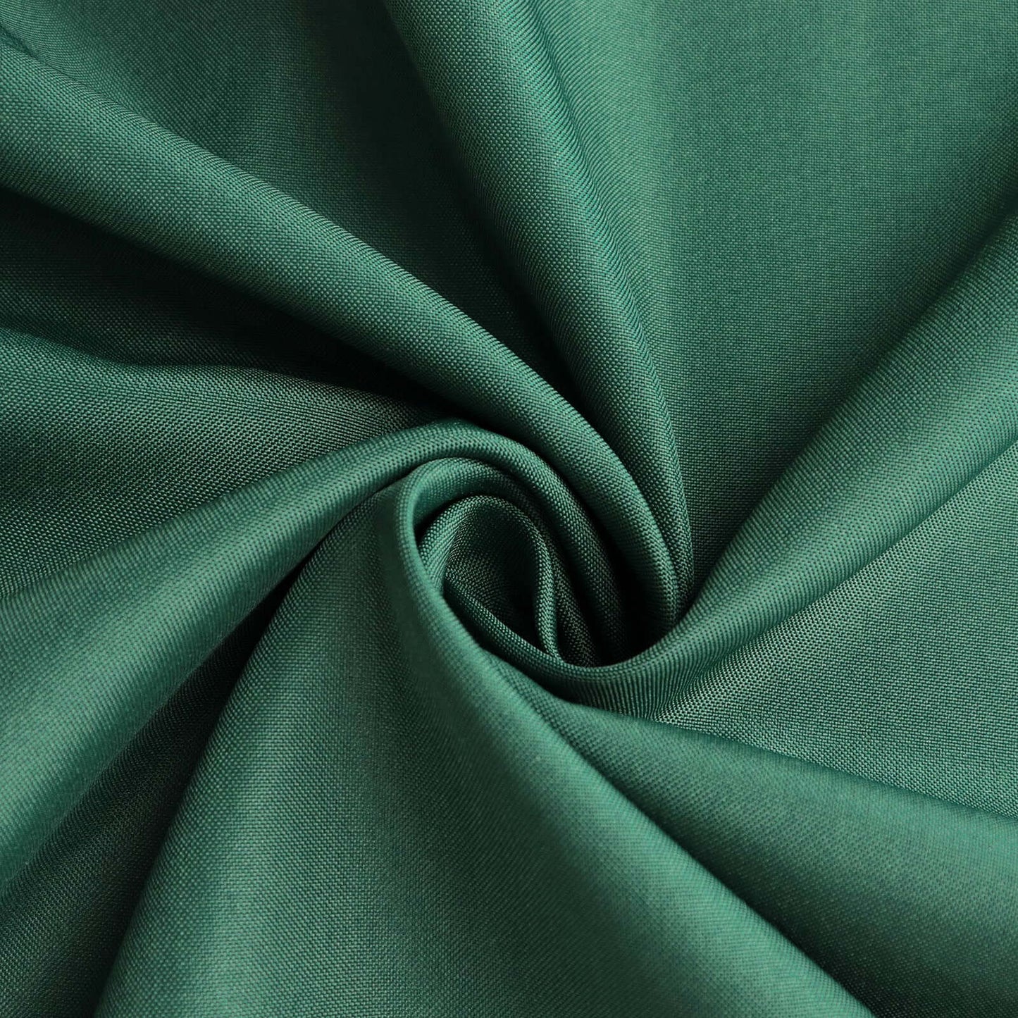 Polyester 108" Round Tablecloth Hunter Emerald Green - Wrinkle-Resistant Table Cover