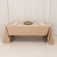 Premium Polyester 60"x126" Rectangle Tablecloth Nude - Stain-Resistant 220GSM Finish Table Cover