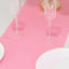 Lamour Satin 12"x108" Table Runner Pink - Smooth & Lustrous Finish