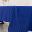 Premium Polyester 60"x126" Rectangle Tablecloth Royal Blue - Stain-Resistant 220GSM Finish Table Cover