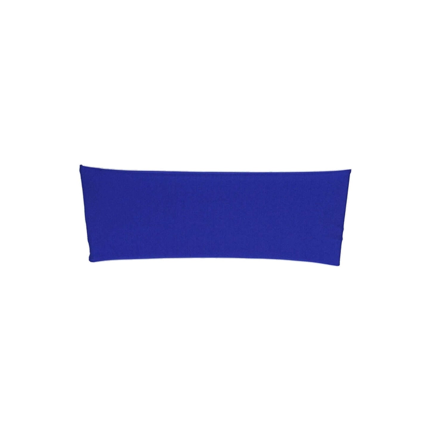 5 Pack Stretch Spandex Chair Sashes Royal Blue - Fitted Finish Two Ply Heavy Duty Chair Bands 5"x12"
