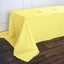 Polyester 90"x156" Rectangle Tablecloth Yellow - Seamless Wrinkle-Resistant Table Cover