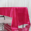 Satin Rectangular 60"x126" Tablecloth Fuchsia - Smooth and Lustrous Table Cover