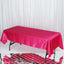 Satin Rectangular 60"x102" Tablecloth Fuchsia - Smooth and Lustrous Table Cover