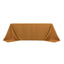 Premium Polyester 90"x132" Rectangle Tablecloth Gold - Seamless 220GSM Stain-Resistant Design for Luxurious Events
