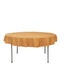 Polyester 70" Round Tablecloth Gold - Durable & Wrinkle-Resistant Table Cover for Everyday Use