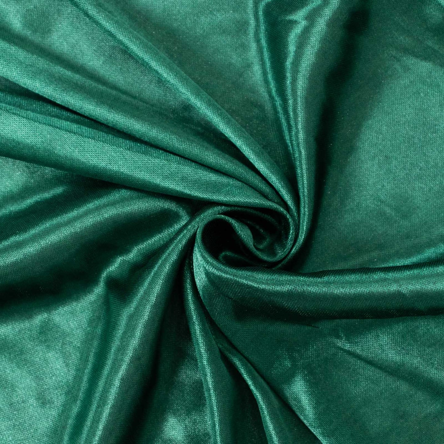 10ftx10ft Hunter Emerald Green Double Drape Pleated Satin Event Curtain Drapes, Glossy Photo Backdrop Event Panel