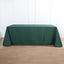 Polyester 90"x156" Rectangle Tablecloth Hunter Emerald Green - Seamless Wrinkle-Resistant Table Cover