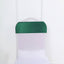 5 Pack Satin Chair Sashes Hunter Emerald Green - Durable Chair Bows with Shiny Finish 6"x106"