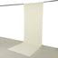 Ivory 4-Way Stretch Spandex Event Curtain Drapes, Wrinkle Free Backdrop Event Panel with Rod Pockets - 5ftx16ft