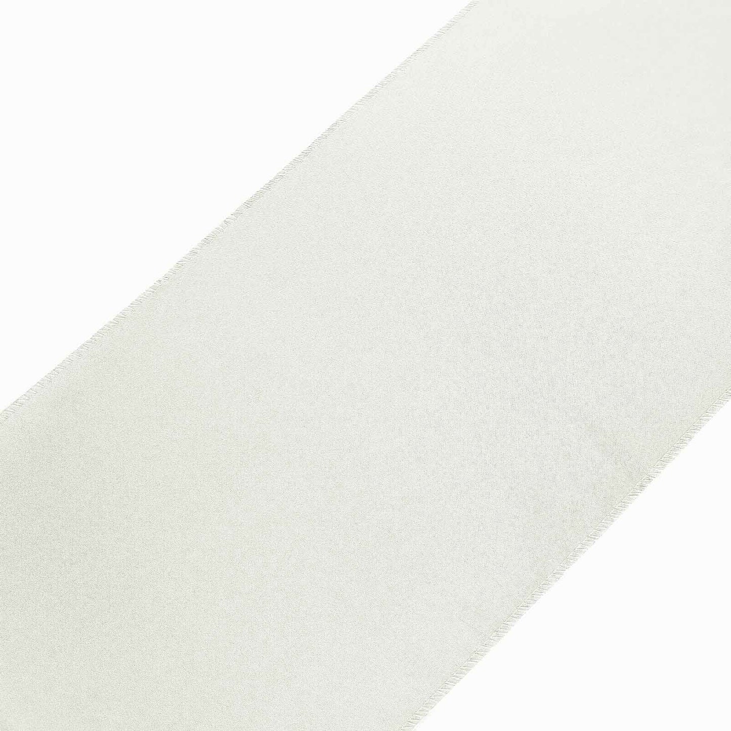 Polyester 12"x108" Table Runner Ivory - Durable & Wrinkle-Resistant Table Decor