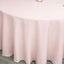 Polyester 120" Round Tablecloth Blush - Seamless Wrinkle-Resistant Table Cover