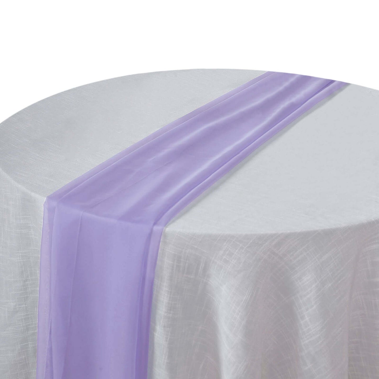 Chiffon 6ft Table Runner Lavender Lilac - Flowy & Lightweight Table Decor
