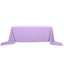 Polyester 90"x156" Rectangle Tablecloth Lavender Lilac - Seamless Wrinkle-Resistant Table Cover