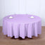 Polyester 108" Round Tablecloth Lavender Lilac - Wrinkle-Resistant Table Cover