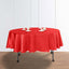 Satin 90" Round Tablecloth Red - Smooth and Lustrous Table Cover