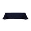 Cotton Blend 90"x156" Rectangle Tablecloth Navy Blue - Seamless Wrinkle-Resistant Table Cover