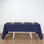 Polyester 60"x126" Rectangle Tablecloth Navy Blue - Wrinkle-Resistant Table Cover
