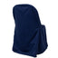 Scuba Stretch Folding Chair Cover Navy Blue - Wrinkle Free & Durable Slipcover