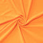 Glow Neon Orange Fitted Spandex Tablecloth â€“ 6ft Rectangle, Wrinkle-Free Cover