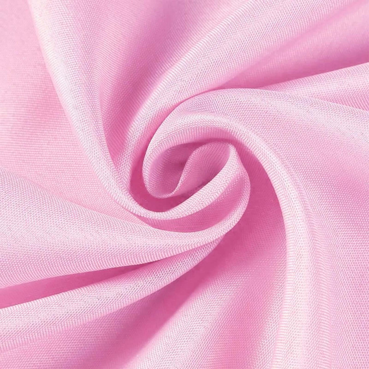 Polyester 90"x132" Rectangle Tablecloth Pink - Seamless Wrinkle-Resistant Table Cover