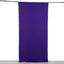 Purple 4-Way Stretch Spandex Event Curtain Drapes, Wrinkle Free Backdrop Event Panel with Rod Pockets - 5ftx10ft